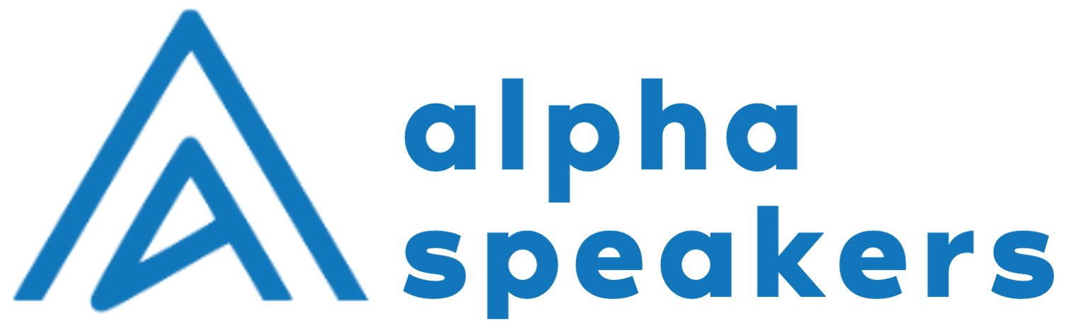 Logo speakers blau