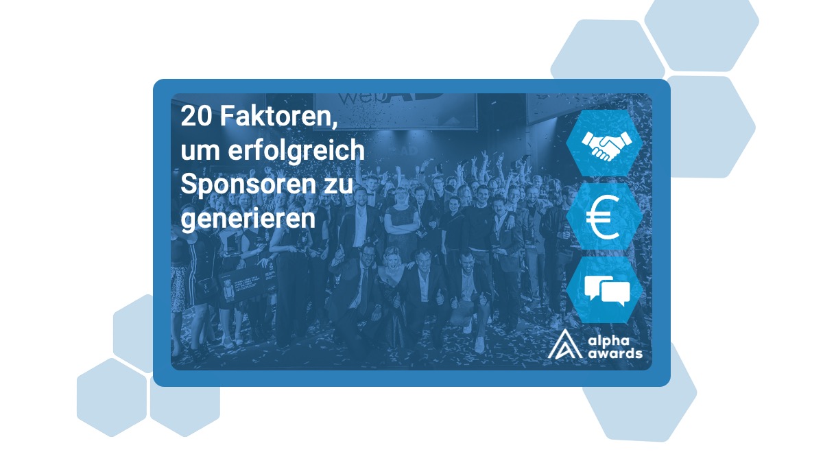 20 Faktoren, um erfolgreich Sponsoren zu generieren